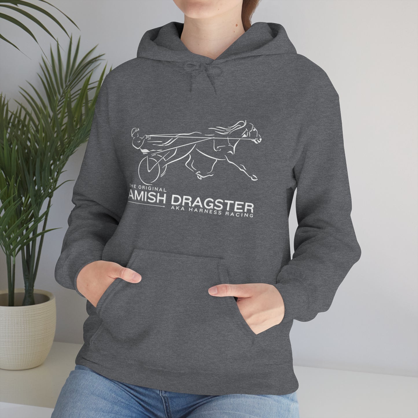 The Original Amish Dragster - Unisex Heavy Blend Hooded Sweatshirt