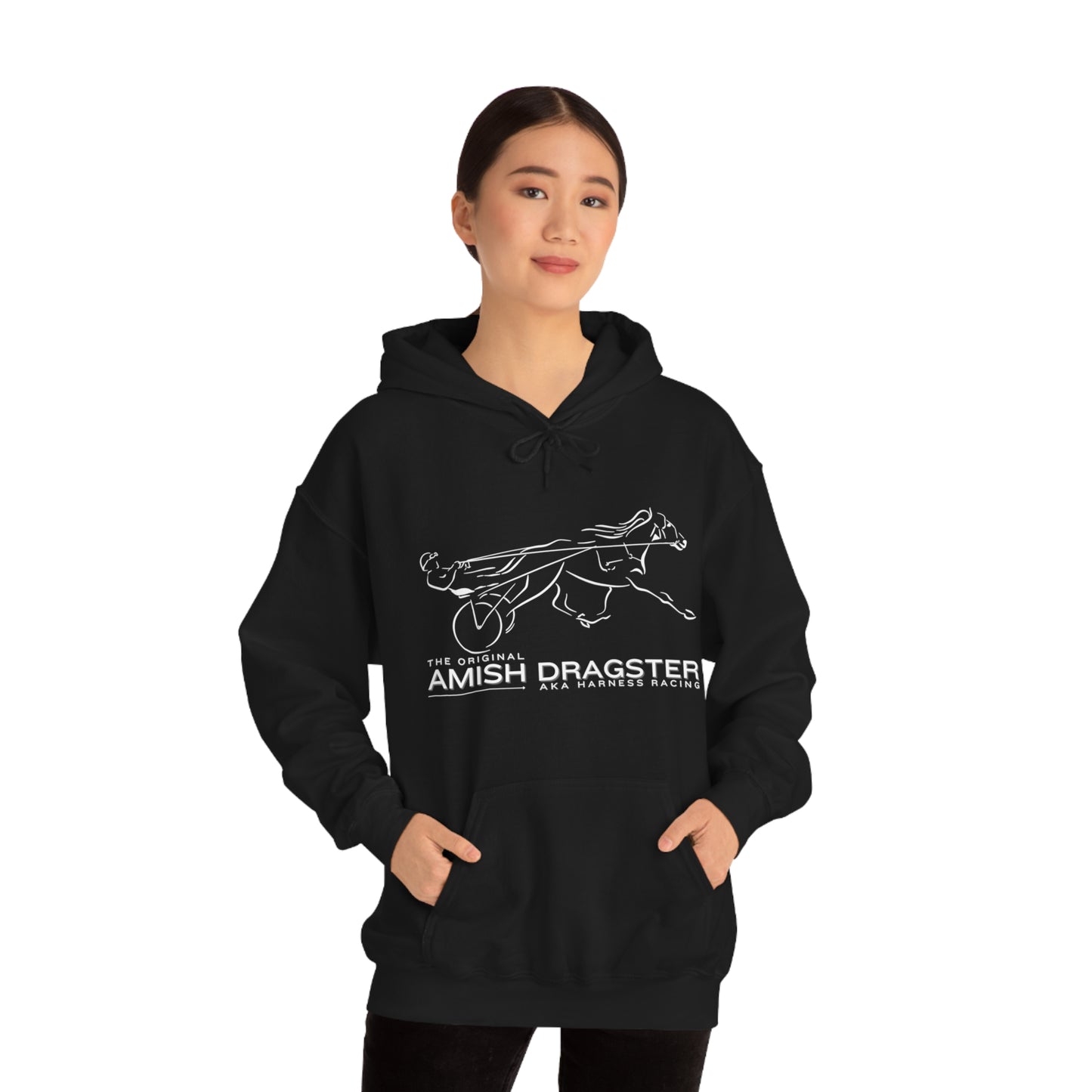 The Original Amish Dragster - Unisex Heavy Blend Hooded Sweatshirt