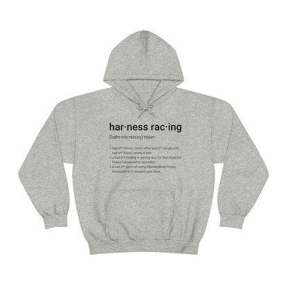 Harness Racing Definition - Unisex Heavy Blend Hooded Sweatshirt