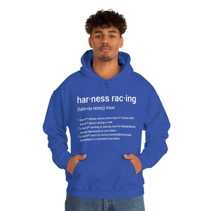 Harness Racing Definition - Unisex Heavy Blend Hooded Sweatshirt