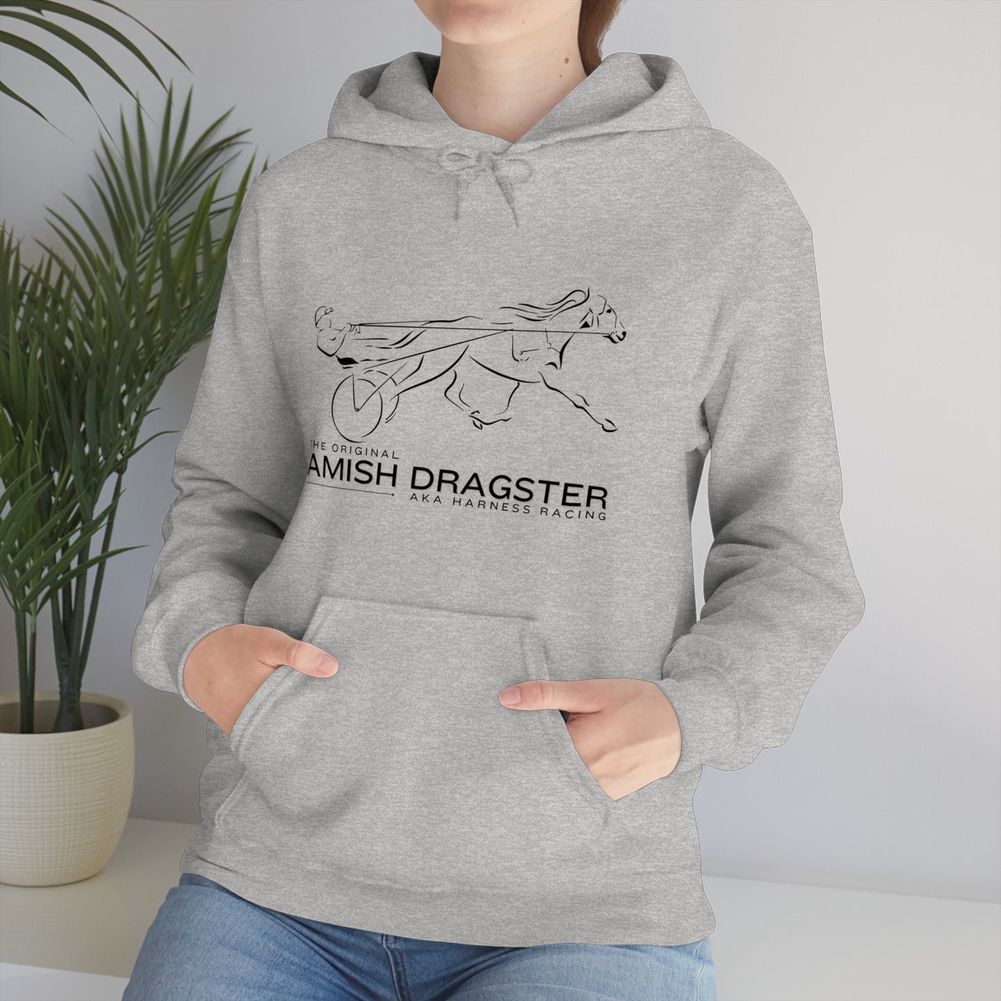 The Original Amish Dragster - Unisex Heavy Blend Hooded Sweatshirt