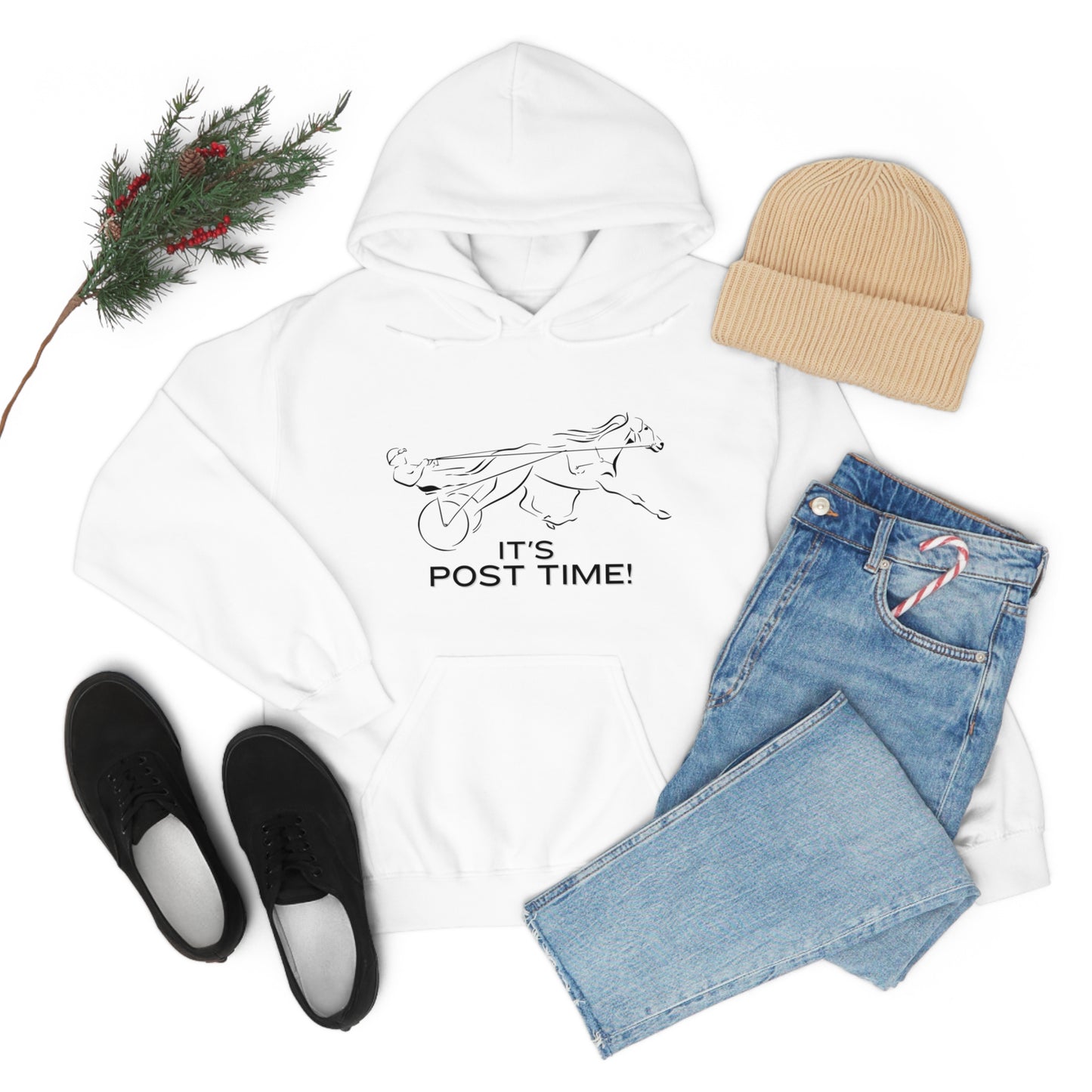 It's Post Time! - Unisex Heavy Blend Hooded Sweatshirt