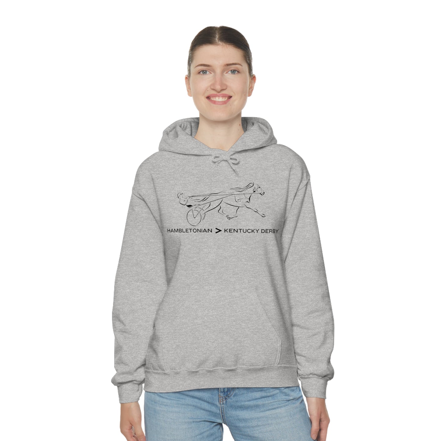 Hambletonian > Kentucky Derby - Unisex Heavy Blend Hooded Sweatshirt