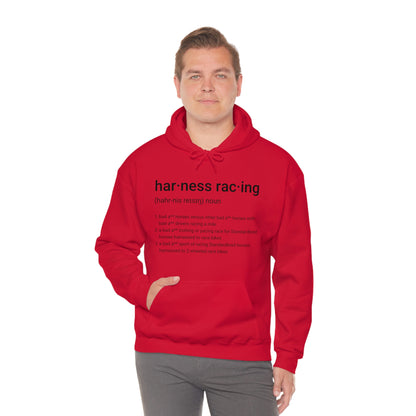 Harness Racing Definition - Unisex Heavy Blend Hooded Sweatshirt