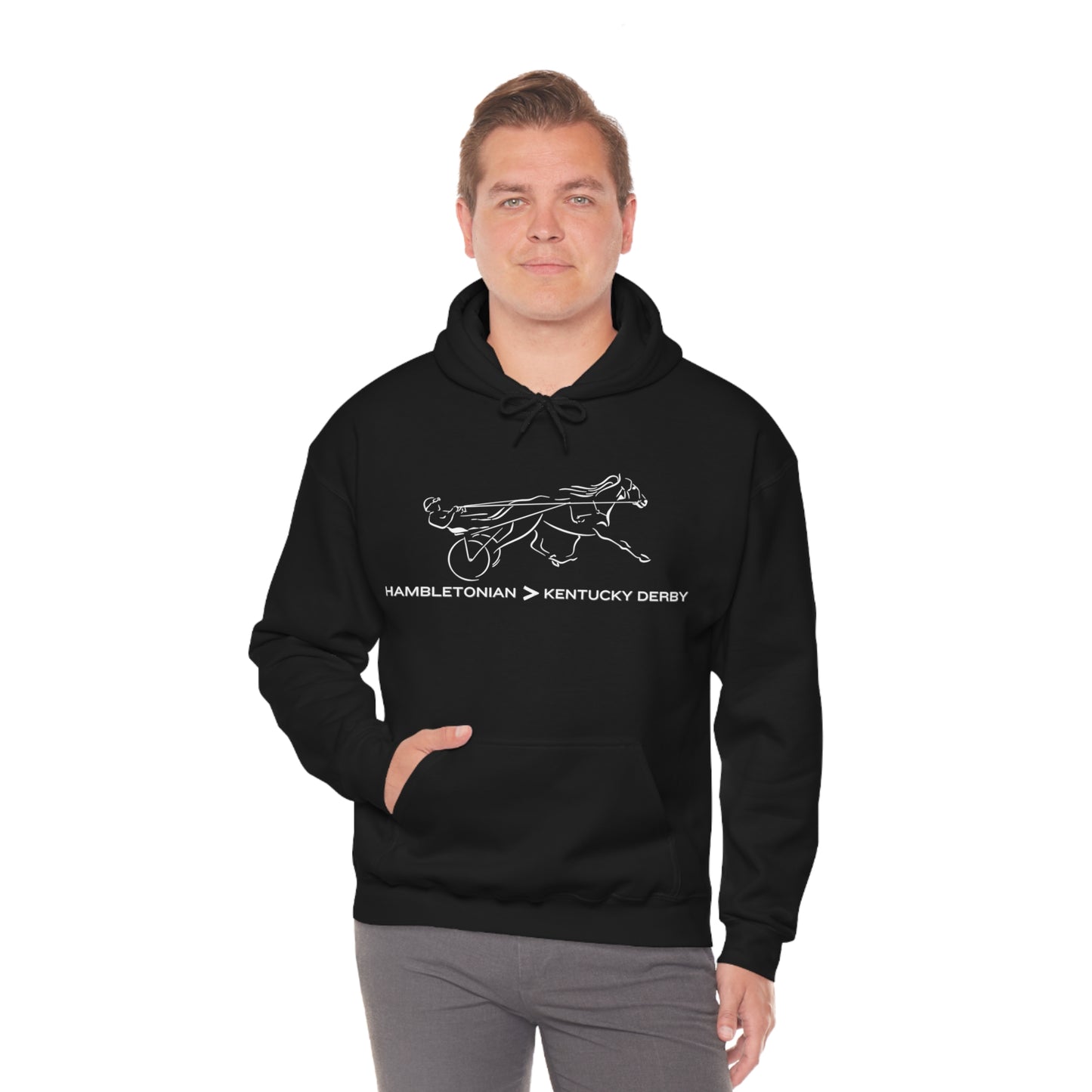 Hambletonian > Kentucky Derby - Unisex Heavy Blend Hooded Sweatshirt