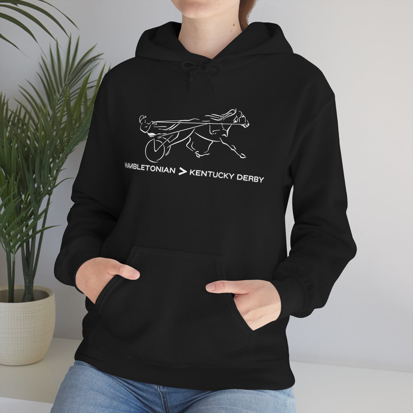 Hambletonian > Kentucky Derby - Unisex Heavy Blend Hooded Sweatshirt