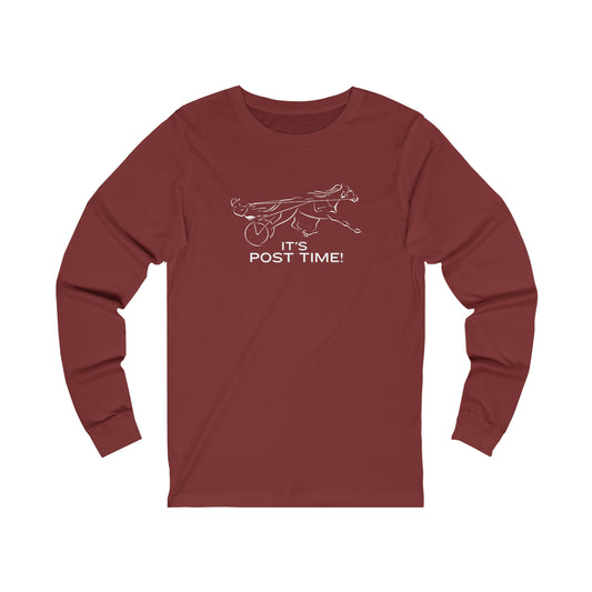 It's Post Time! - Unisex Jersey Long Sleeve Tee