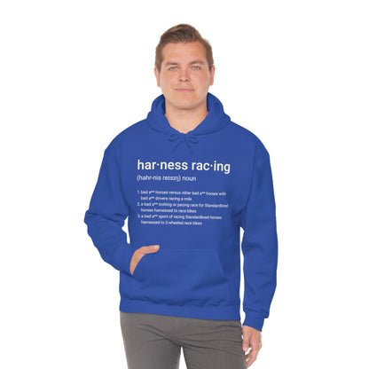 Harness Racing Definition - Unisex Heavy Blend Hooded Sweatshirt