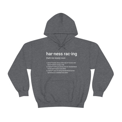 Harness Racing Definition - Unisex Heavy Blend Hooded Sweatshirt