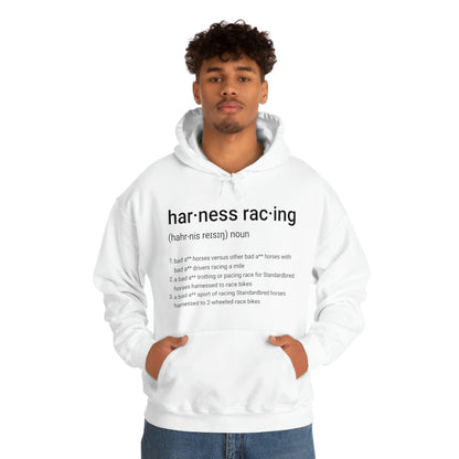 Harness Racing Definition - Unisex Heavy Blend Hooded Sweatshirt