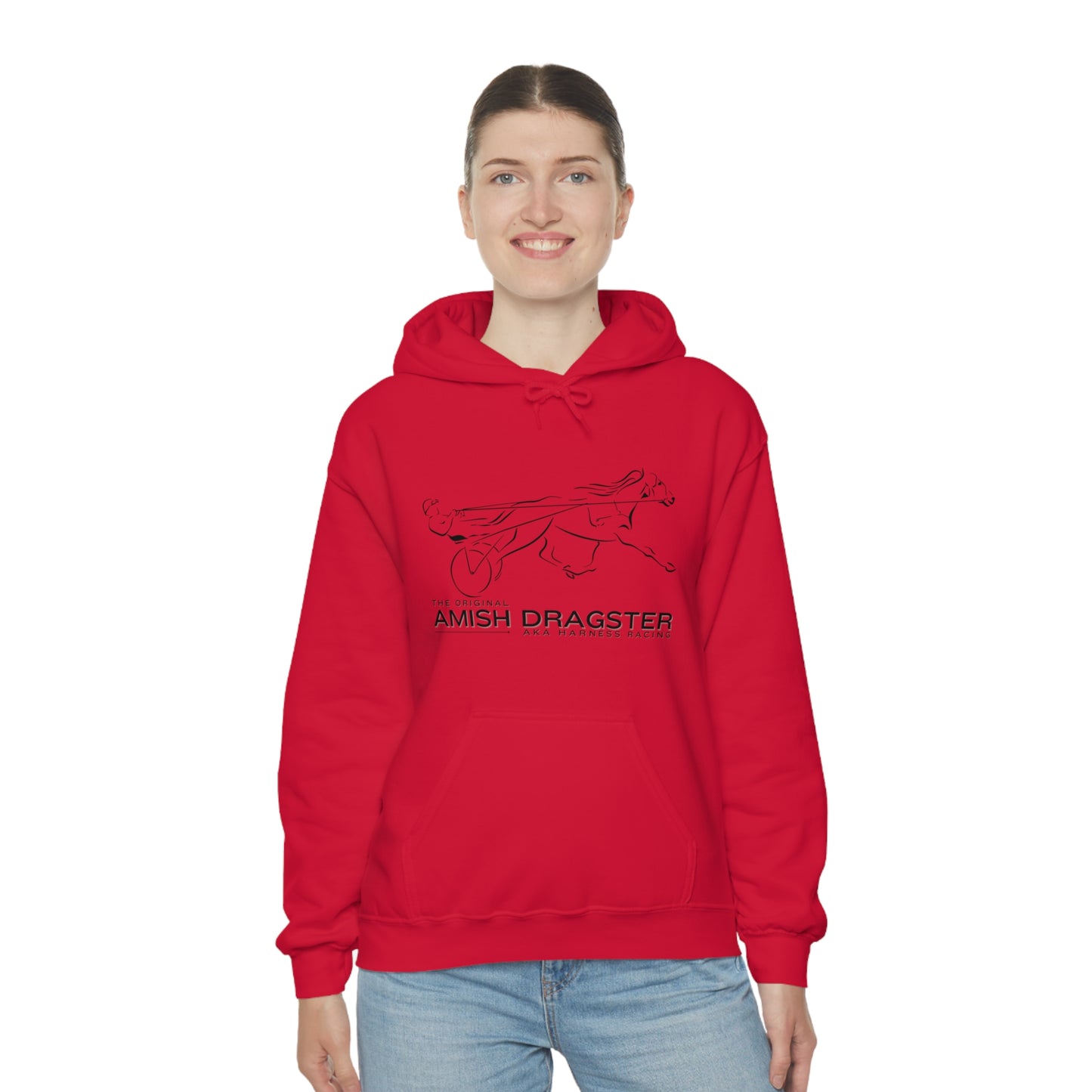 The Original Amish Dragster - Unisex Heavy Blend Hooded Sweatshirt