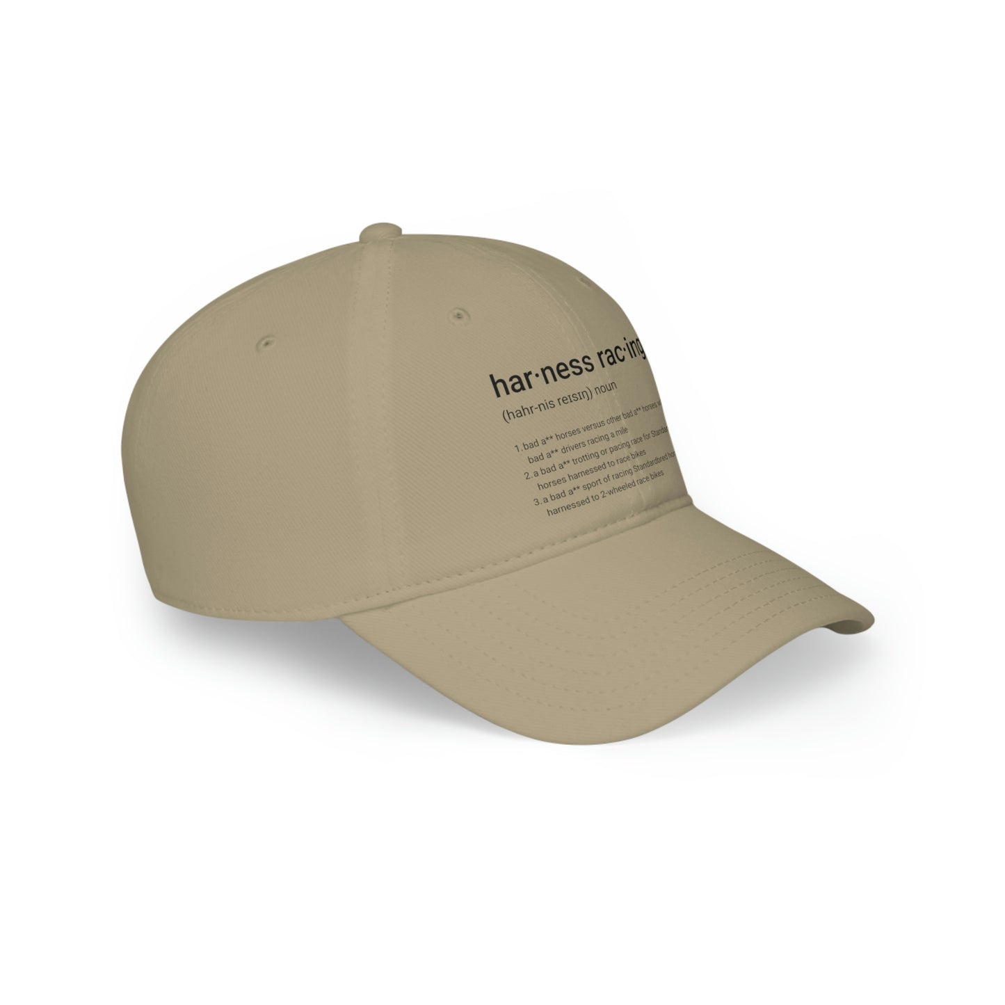 Harness Racing Definition - Low Profile Baseball Cap