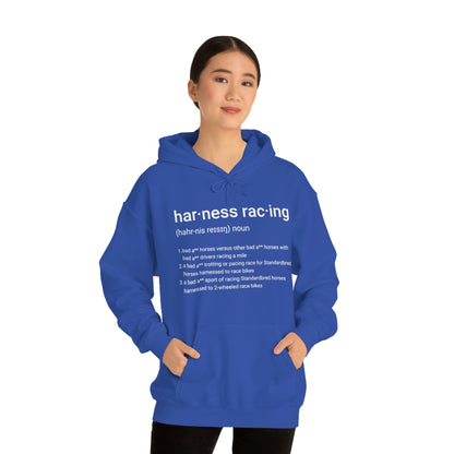 Harness Racing Definition - Unisex Heavy Blend Hooded Sweatshirt