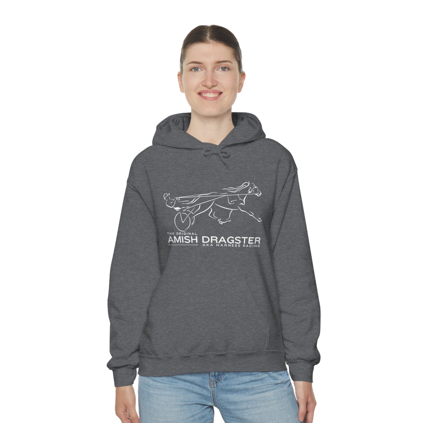 The Original Amish Dragster - Unisex Heavy Blend Hooded Sweatshirt