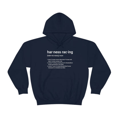 Harness Racing Definition - Unisex Heavy Blend Hooded Sweatshirt