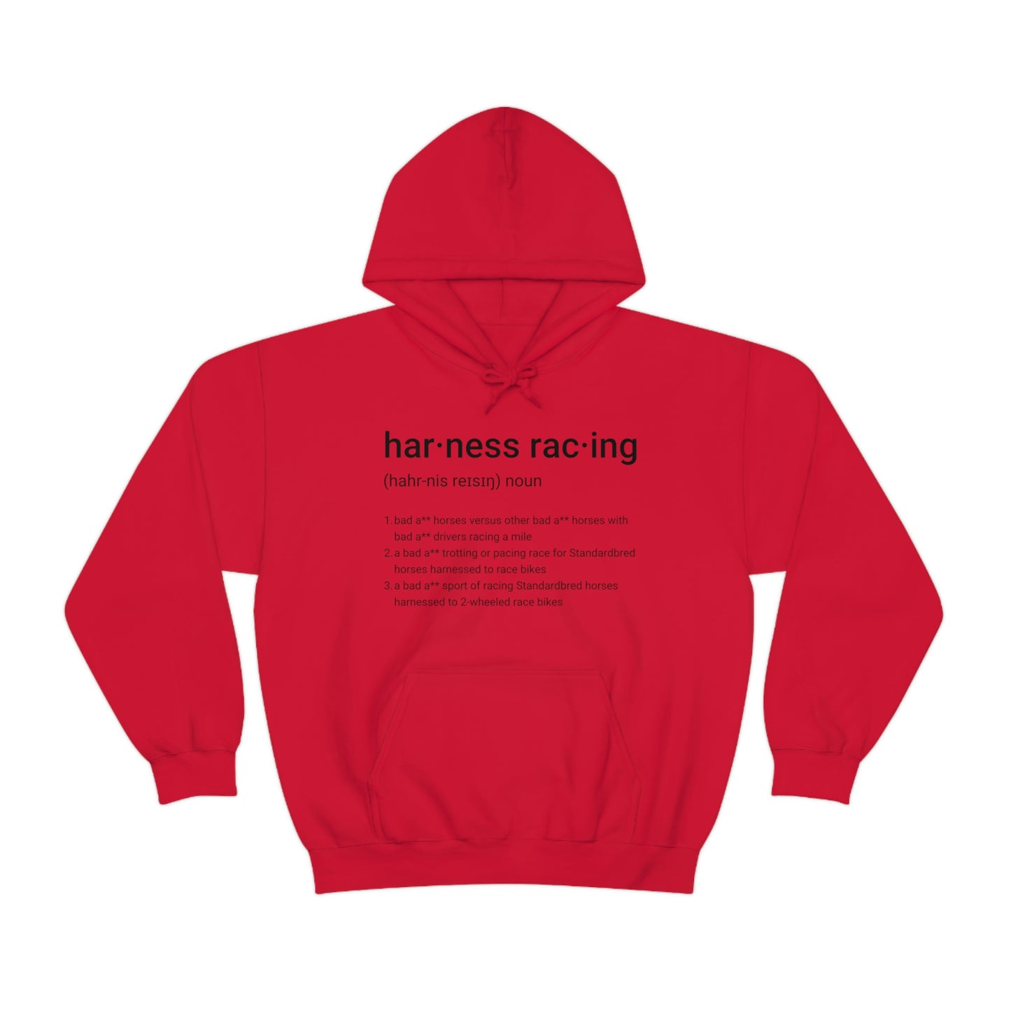 Harness Racing Definition - Unisex Heavy Blend Hooded Sweatshirt