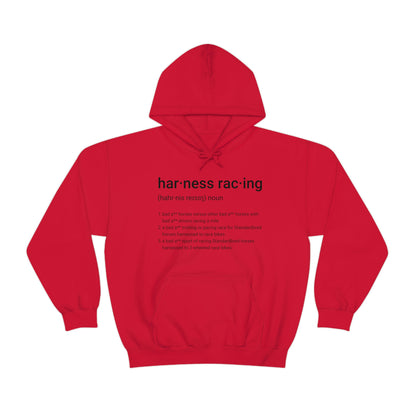 Harness Racing Definition - Unisex Heavy Blend Hooded Sweatshirt