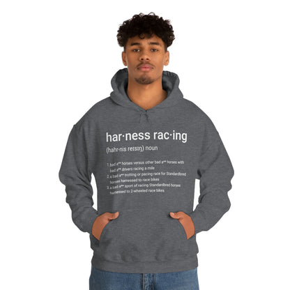 Harness Racing Definition - Unisex Heavy Blend Hooded Sweatshirt