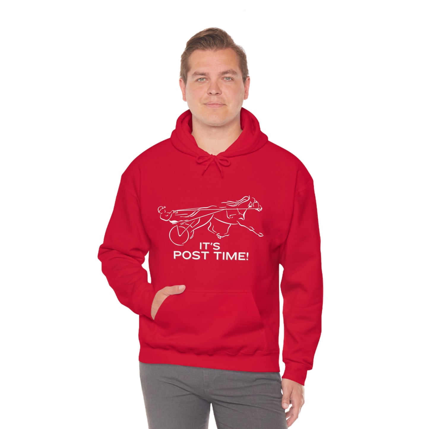 It's Post Time! - Unisex Heavy Blend Hooded Sweatshirt