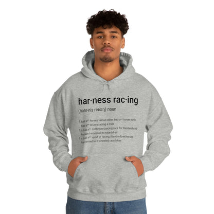 Harness Racing Definition - Unisex Heavy Blend Hooded Sweatshirt