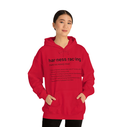 Harness Racing Definition - Unisex Heavy Blend Hooded Sweatshirt