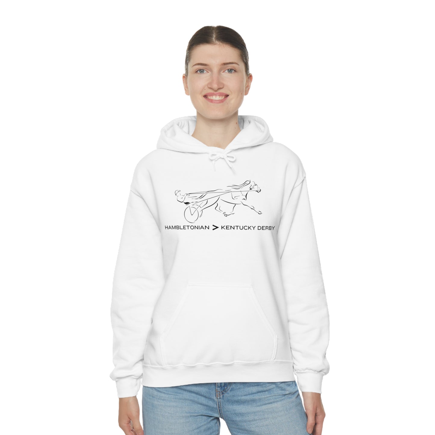 Hambletonian > Kentucky Derby - Unisex Heavy Blend Hooded Sweatshirt