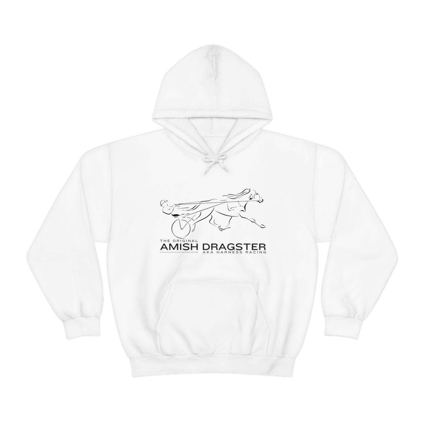 The Original Amish Dragster - Unisex Heavy Blend Hooded Sweatshirt