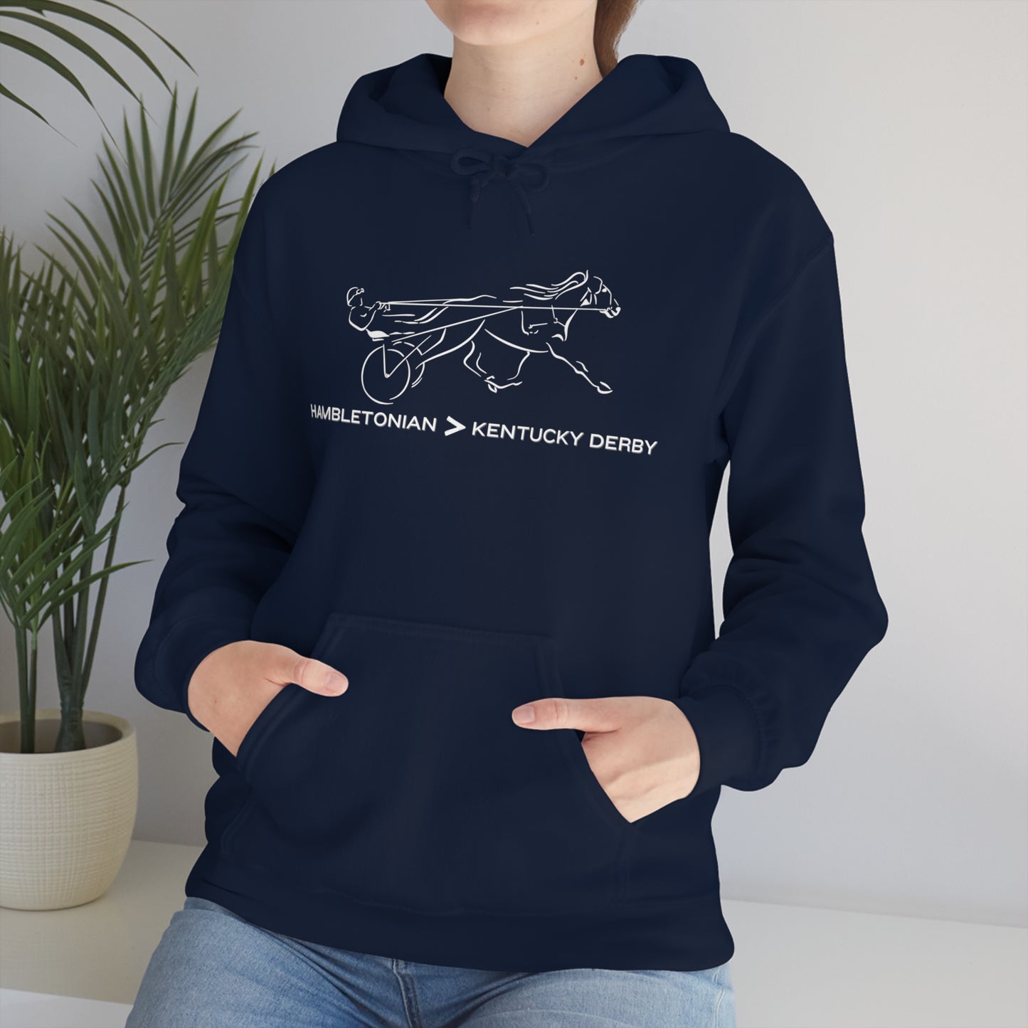 Hambletonian > Kentucky Derby - Unisex Heavy Blend Hooded Sweatshirt