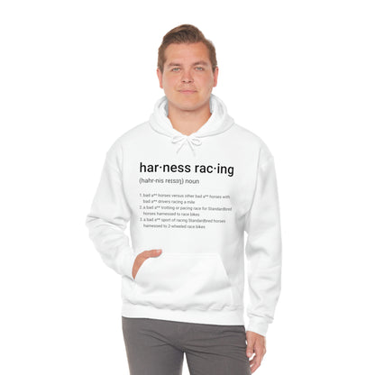 Harness Racing Definition - Unisex Heavy Blend Hooded Sweatshirt