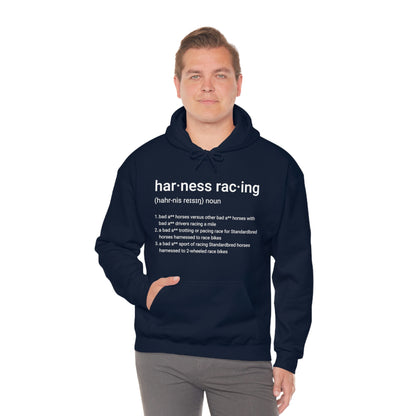 Harness Racing Definition - Unisex Heavy Blend Hooded Sweatshirt